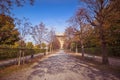 Augarten Park in Fall, Vienna, Austria