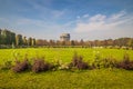 Augarten Park in Fall, Vienna, Austria