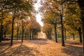 Augarten Park in Fall, Vienna, Austria