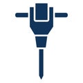 Auger, dig tool Isolated Vector Icon which can be easily modified or edited