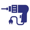 Auger Isolated Vector Icon fully editable Royalty Free Stock Photo