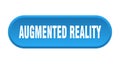 augmented reality button. rounded sign on white background Royalty Free Stock Photo