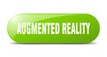 augmented reality button. augmented reality sign. key. push button. Royalty Free Stock Photo