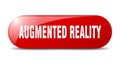 augmented reality button. augmented reality sign. key. push button. Royalty Free Stock Photo