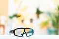 Augmented reality glasses on a bright background Royalty Free Stock Photo