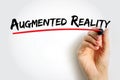 Augmented reality - interactive experience of a real-world environment where the objects that reside in the real world are