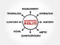 Augmented reality - interactive experience of a real-world environment where the objects that reside in the real world are