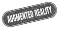 augmented reality sign. augmented reality grunge stamp. Royalty Free Stock Photo