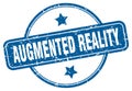 augmented reality stamp. augmented reality round grunge sign. Royalty Free Stock Photo