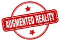 augmented reality stamp. augmented reality round grunge sign. Royalty Free Stock Photo