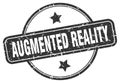 augmented reality stamp. augmented reality round grunge sign. Royalty Free Stock Photo