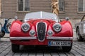 Jaguar oldtimer car Royalty Free Stock Photo