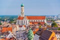 Augsburg, Germany Town Skyline Royalty Free Stock Photo