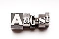 August Royalty Free Stock Photo