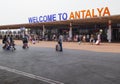 7 August 2021, Antalya airport inside , moving country Turkey, tourists arrived