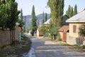 August 22 2023 - Arslanbob, Kyrgyzstan, Central Asia: houses and the everday life of the people in a small village