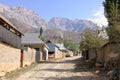 August 22 2023 - Arslanbob, Kyrgyzstan, Central Asia: houses and the everday life of the people in a small village