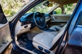 AUGUST 2017: BMW 3 series E90 330i Sparkling Graphite luxury car Royalty Free Stock Photo