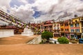 August 18, 2014 - Boudhanath Temple in Kathmandu, Nepal Royalty Free Stock Photo