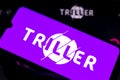 August 17, 2020, Brazil. In this photo illustration the Triller logo seen displayed on a smartphone