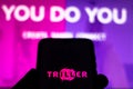 August 17, 2020, Brazil. In this photo illustration the Triller logo seen displayed on a smartphone