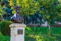 August 11, 2021 Calarasi Moldova monument to Ferdinand the first. For illustrative editorial use. Background