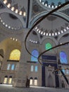 04 August 19 CAMLICA MOSQUE courtyard view in Istanbul, Turkey. Camlica Mosque is Turkey`s biggest mosque