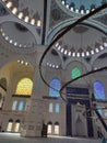 04 August 19 CAMLICA MOSQUE courtyard view in Istanbul, Turkey. Camlica Mosque is Turkey`s biggest mosque