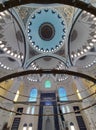 04 August 19 CAMLICA MOSQUE courtyard view in Istanbul, Turkey. Camlica Mosque is Turkey`s biggest mosque