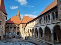 Corvin Castle, also known as Hunyadi Castle or Hunedoara Castle in Hunedoara, Romania.