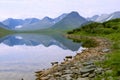 Big Hadataeganlor Lake. Polar Ural, Yamalo-Nenetsky Autonomous Okrug. Russia Royalty Free Stock Photo