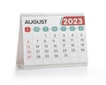 August 2023 Desk Calendar