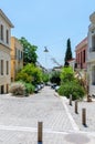 Dionysiou Areopagitou street in Athens near Acropolis of Athens