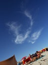 25 August 2020, A Draw from nature during a sunny beach day with some friends, Apulia Beach.