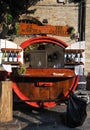 Wine festival in the medieval village of Staffolo in central Italy Royalty Free Stock Photo