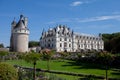 29 AUGUST 2015, FRANCE: French castle Chateau de Chenonceau Royalty Free Stock Photo