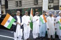 Group of men during the Indian Day Parade