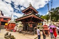 August 18, 2014 - Hindu temple in Kathmandu, Nepal Royalty Free Stock Photo