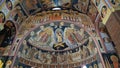 Interior of the New Royal Cathedral, in Curtea de Arges, Romania. Royalty Free Stock Photo