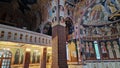 Interior of the New Royal Cathedral, in Curtea de Arges, Romania. Royalty Free Stock Photo