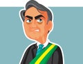 August 20, 2020 Jair Bolsonaro Vector Caricature