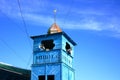 August 29 2023 - Karakol, Kyrgyzstan: the Dungan Mosque on a sunny day