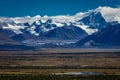 AUGUST 26, 2016 - Lakes of Central Alaskan Range - Route 8, Denali Highway, Alaska,a dirt road offers stunning views of Mnt. Hess Royalty Free Stock Photo