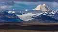 AUGUST 26, 2016 - Lakes of Central Alaskan Range - Route 8, Denali Highway, Alaska,a dirt road offers stunning views of Mnt. Hess Royalty Free Stock Photo