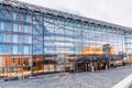 The building of the European Investment Bank in Luxembourg. The concept of political and economic Royalty Free Stock Photo
