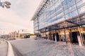 The building of the European Investment Bank in Luxembourg. The concept of political and economic Royalty Free Stock Photo