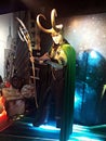 Wax figure of Loki, at Madame Tussauds, Amsterdam. Royalty Free Stock Photo