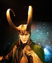 Wax figure of Loki, at Madame Tussauds, Amsterdam. Royalty Free Stock Photo
