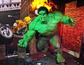 Wax figure of Hulk, at Madame Tussauds, Amsterdam. Royalty Free Stock Photo