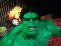 Wax figure of Hulk, at Madame Tussauds, Amsterdam. Royalty Free Stock Photo